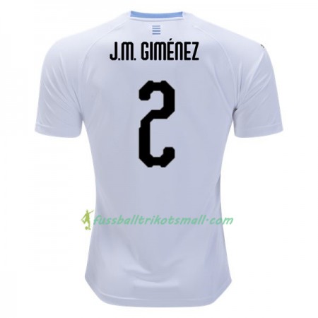 Günstige Fußballtrikots Uruguay J.M. Gimenez 2 WM 2018 Auswärts-trikot kaufen